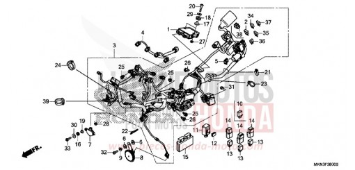IMPIANTO ELETTRICO CB650RAK di 2019
